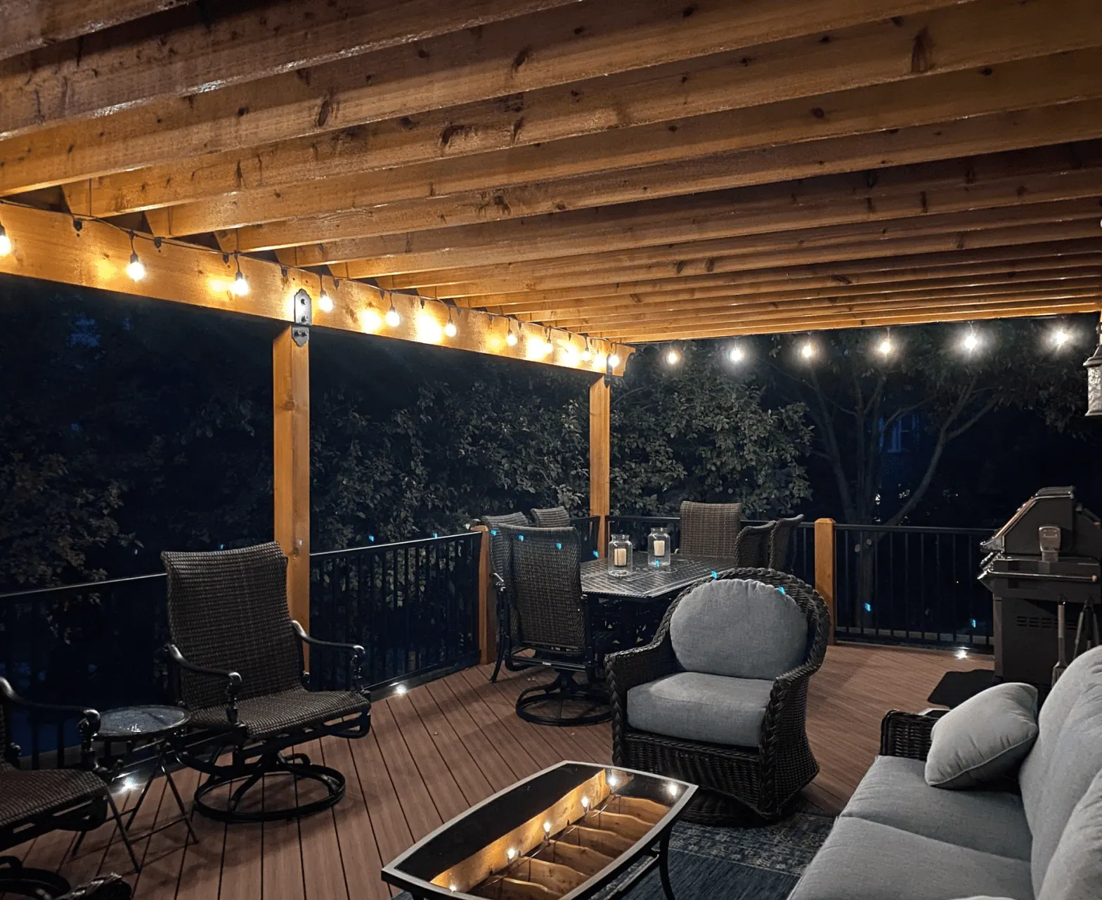 Luxury Custom Build Deck with Outdoor Kitchen