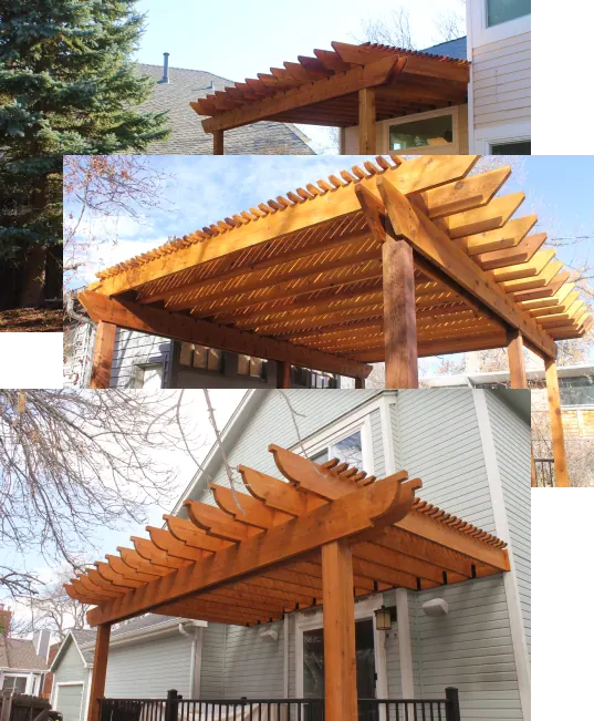 pergolas and porche