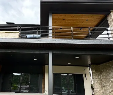 Enclosed underdeck with privacy and storage